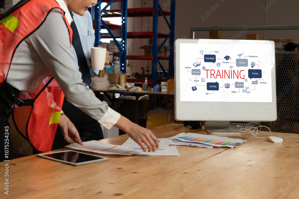 Poster e-learning website with sofware for student to study online on the internet network snugly