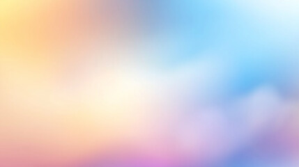 Elegant pastel gradient background in soft blue, pink, and yellow hues, perfect for creating a dreamy, high-resolution digital design or wallpaper. This hyper-realistic, detailed, and vibrant vector-s