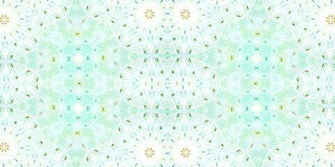 Seamless kaleidoscope pattern. The texture of the woven pattern. Endless pattern