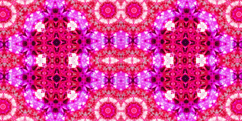 Seamless kaleidoscope pattern. The texture of the woven pattern. Endless pattern