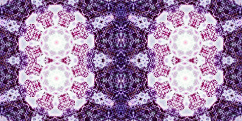 Seamless kaleidoscope pattern. The texture of the woven pattern. Endless pattern