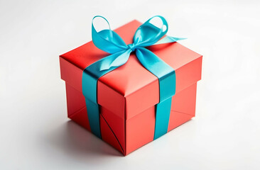 Obraz premium gift box with ribbon