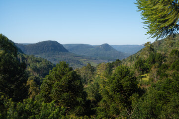 View of the Serra Gaúcha mountains - Canela, Rio Grande do Sul, Brazil