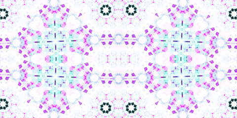 Seamless kaleidoscope pattern. The texture of the woven pattern. Endless pattern