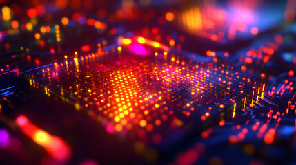 Fototapeta premium Quantum Leap: Scientists Harness Supercomputing Power to Simulate the Impossible