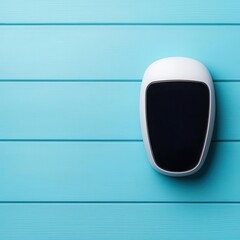Obraz premium Closeup of a facial recognition sensor integrated into a smart door, providing seamless access control
