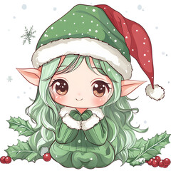 Christmas Cute Elve