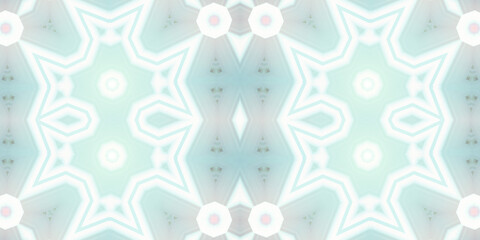 Seamless kaleidoscope pattern. The texture of the woven pattern. Endless pattern