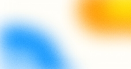 Orange blue white gradient background with noise texture 