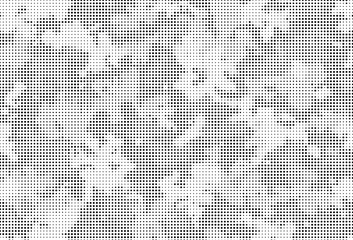 Abstract halftone vector camouflage pattern. Arctic dotted military camouflage background.