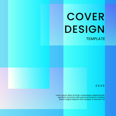 Blue and Pink Gradient Abstract Shapes Ideal for Post, Background, Banner, Ad, Promo, Invitation, Etc