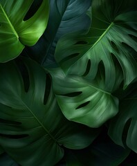 Lush Tropical Leaves: A Deep Dive into Nature's Greenery and Texture
