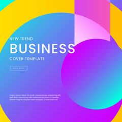 Purple Violet Yellow and Blue Abstract Modern Background Ideal for Post, Background, Banner, Ad, Promo, Invitation, Etc