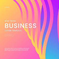 Pink Yellow and Blue Background Minimalist Gradient Style Ideal for Post, Background, Banner, Ad, Promo, Invitation, Etc