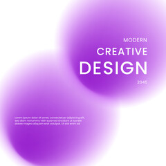 Purple Violet and White Gradient Background Modern Design Ideal for Post, Background, Banner, Ad, Promo, Invitation, Etc