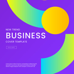 Yellow Green and Purple Violet Modern Abstract Background Ideal for Post, Background, Banner, Ad, Promo, Invitation, Etc