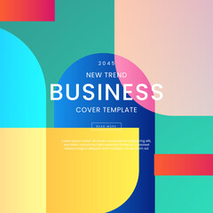 Blue Yellow and Green Gradient Background Modern Design Ideal for Post, Background, Banner, Ad, Promo, Invitation, Etc