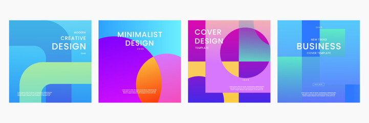 Colorful Gradient Background Modern Design Ideal for Post, Background, Banner, Ad, Promo, Invitation, Etc