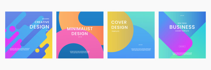 Colorful Background Minimalist Gradient Style Ideal for Post, Background, Banner, Ad, Promo, Invitation, Etc
