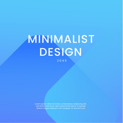 Fototapeta premium Blue Abstract Modern Background Ideal for Post, Background, Banner, Ad, Promo, Invitation, Etc