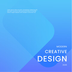 Blue Gradient Background Modern Design Ideal for Post, Background, Banner, Ad, Promo, Invitation, Etc