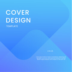 Blue Gradient Background Modern Design Ideal for Post, Background, Banner, Ad, Promo, Invitation, Etc