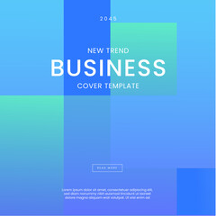 Blue and Green Background Minimalist Gradient Style Ideal for Post, Background, Banner, Ad, Promo, Invitation, Etc