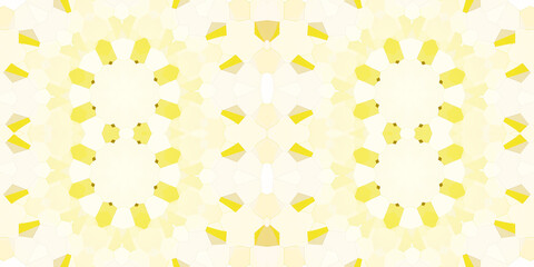 Seamless kaleidoscope pattern. The texture of the woven pattern. Endless pattern