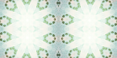 Seamless kaleidoscope pattern. The texture of the woven pattern. Endless pattern