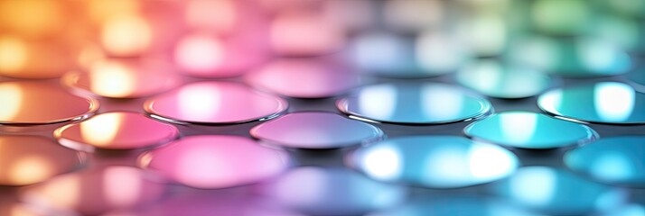 Euler's Identity Formula Overlay on Vibrant Intersecting Circles in a Dark Setting