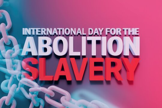 International Day for the Abolition of Slavery  chains symbolizing oppression