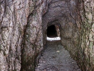 Obraz premium batutiful autumn nature in dolomites mountains