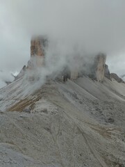batutiful autumn nature in dolomites mountains