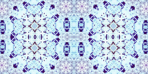 Seamless kaleidoscope pattern. The texture of the woven pattern. Endless pattern