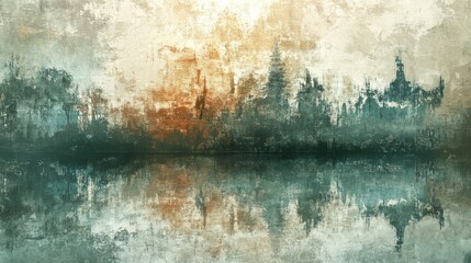 Obraz premium Grunge style oil painting with an artistic flair