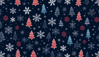 Christmas background pattern winter card wallpaper banner panorama with copyspace copy space