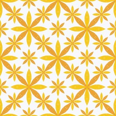 Seamless floral pattern with hand drawn flowers. Spring background. Perfect for fabric design, wallpaper, batik, ceramic, shirt, apparel.