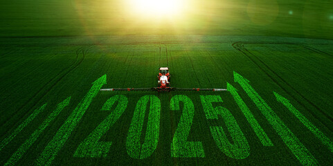 Successful new year 2025 with successful objectives in agriculture and business.