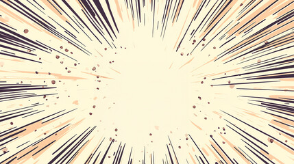 Naklejka premium Comic Style Background With Colorful Abstract Shapes