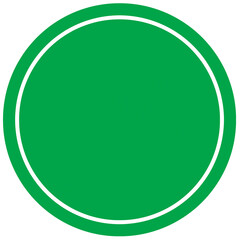 ハンコ・スタンプの無地の土台イラスト。