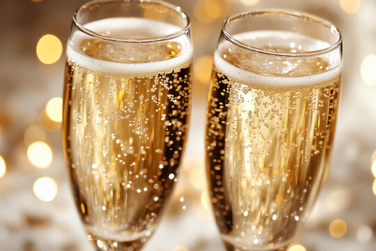 verre champagne, bouteille, bulles, trinquer, nouvel an, bonne ann&eacute;e, 2025, f&ecirc;te, r&eacute;veillon, r&eacute;solutions, v&oelig;ux, champagne, repas, d&eacute;compte, tradition, famille, amis