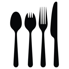 Silverware cutlery set
