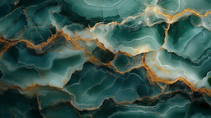 green marble slab with deep