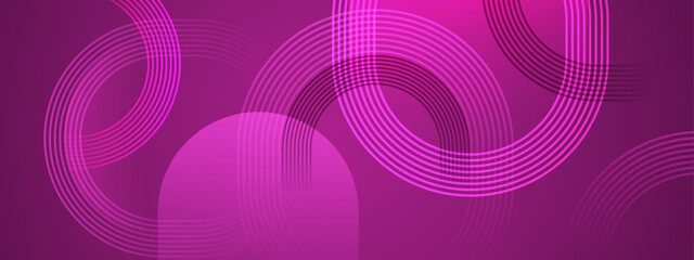 Pink Abstract Banner With Lines in Different Direction Ideal for Post, Background, Banner, Ad, Promo, Invitation, Etc