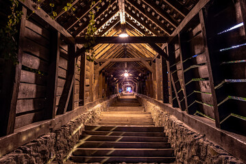 Medieval cityscape architecture in Sighisoara town, historical region of Transylvania, Romania, Europe