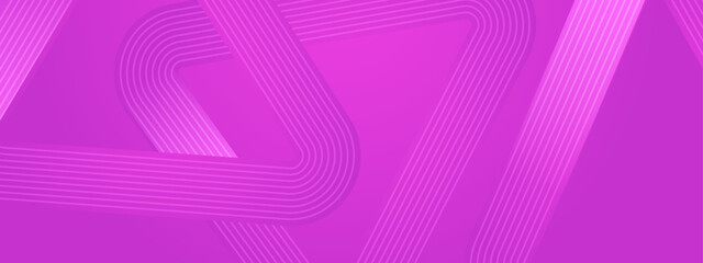 Purple Violet Simple Abstract Banner With Lines in a Geometric Style Ideal for Post, Background, Banner, Ad, Promo, Invitation, Etc