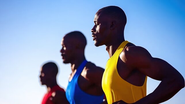 Long-distance runner doing warm-ups, stretching for stamina, marathon preparation - Powered by Adobe