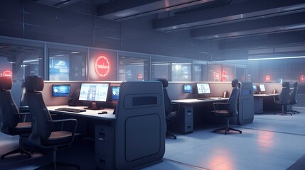 A photo of a mental health support hotline center.