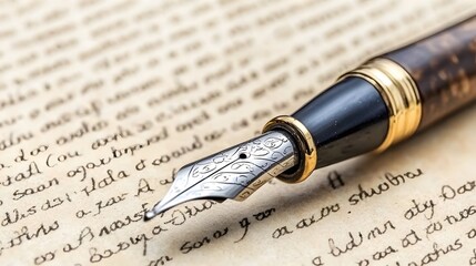 Legal Quill: A quill pen poised over a parchment. The inkwell is nearly dry&mdash;the painstaking transcription of proceedings. 