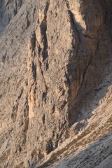 batutiful autumn nature in dolomites mountains